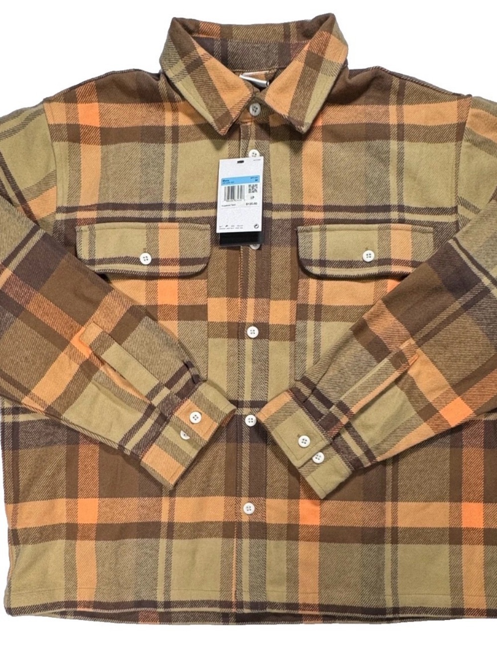 Nike Men's Life Field Shirt Flannel Men’s Sz M & Xl HV1330-237